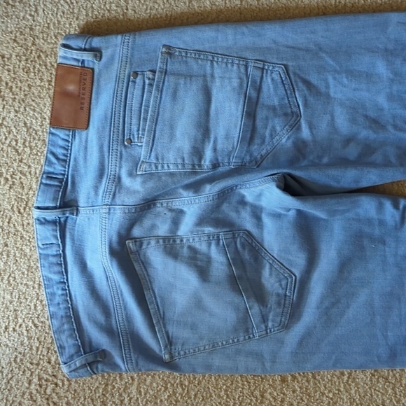 Reserved by Fine Denim Light Wash Denim Button Fly Jeans Size 36W 34L - Picture 8 of 9